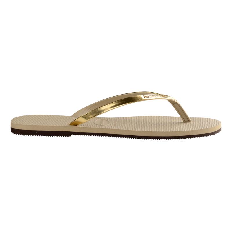 HAVAIANAS - WOMEN YOU METALLIC SAND GREY/LIGHT GOLDEN