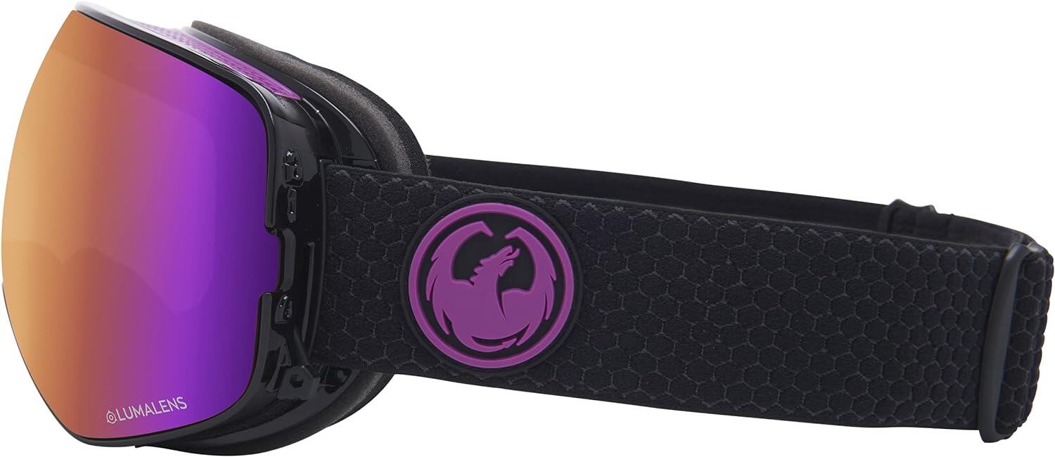 Gafas esquí Dragon X2S Snow Purple Ion + Amber 4/5