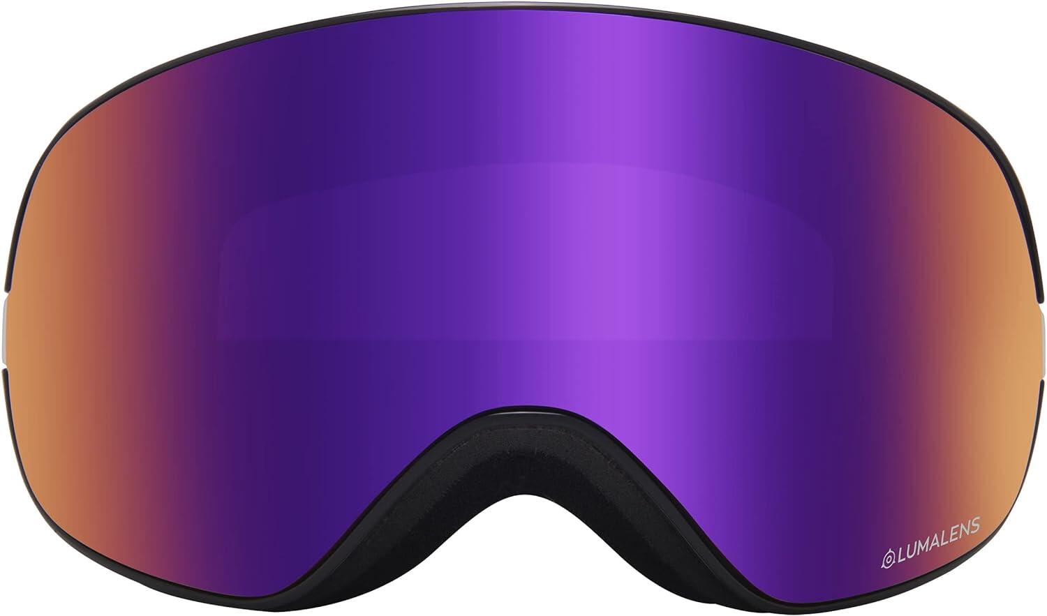 Gafas esquí Dragon X2S Snow Purple Ion + Amber 3/5