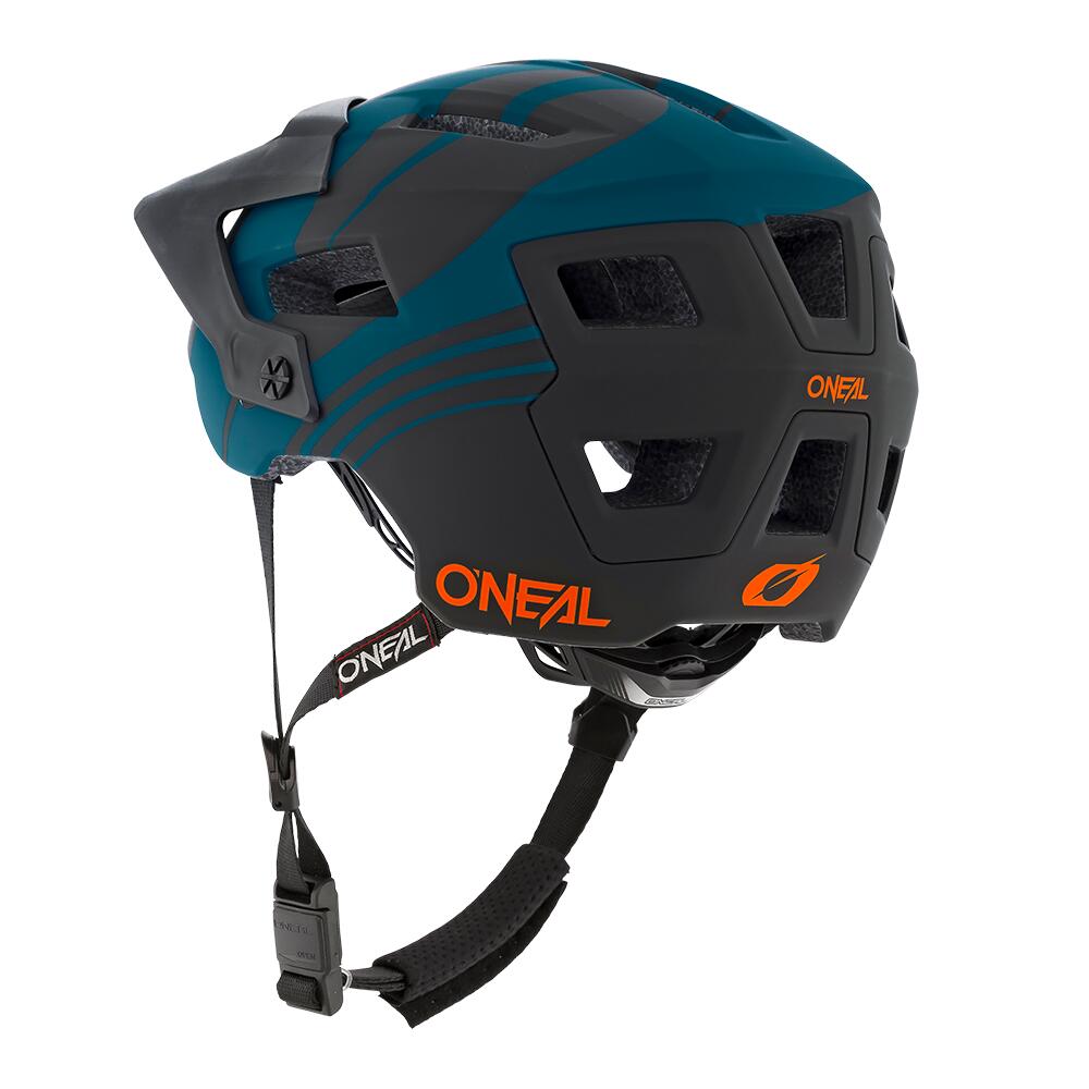 Casque VTT DEFENDER NOVA, noir/pétrole 5/5