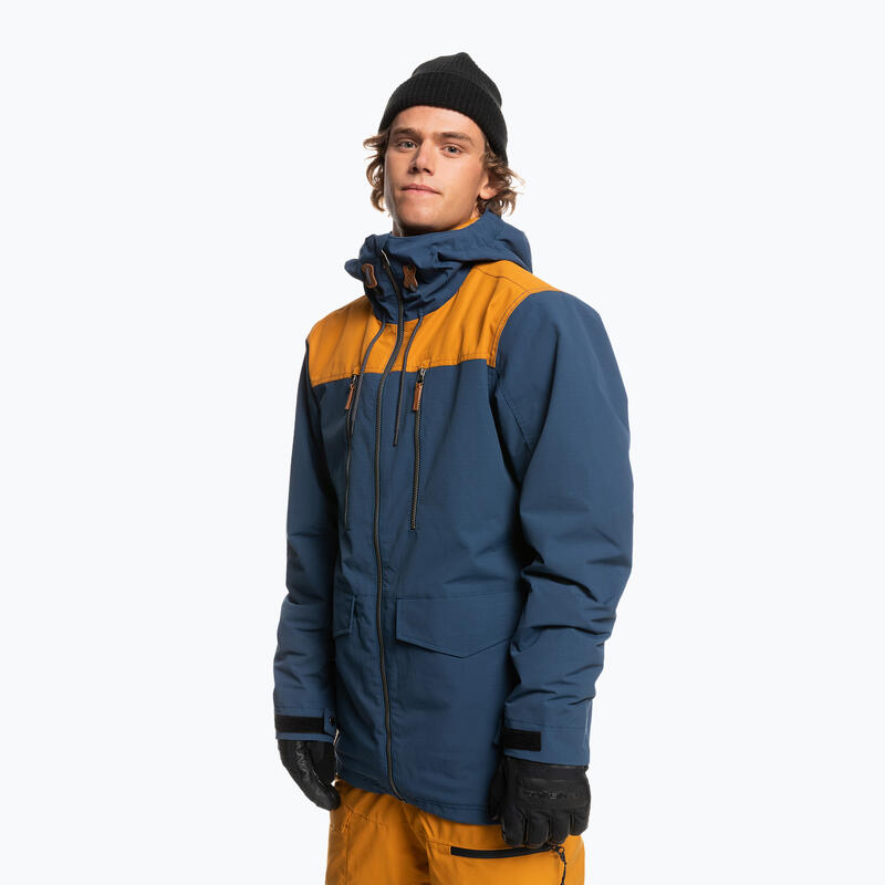 Geacă snowboard bărbați Quiksilver Fairbanks Albastru