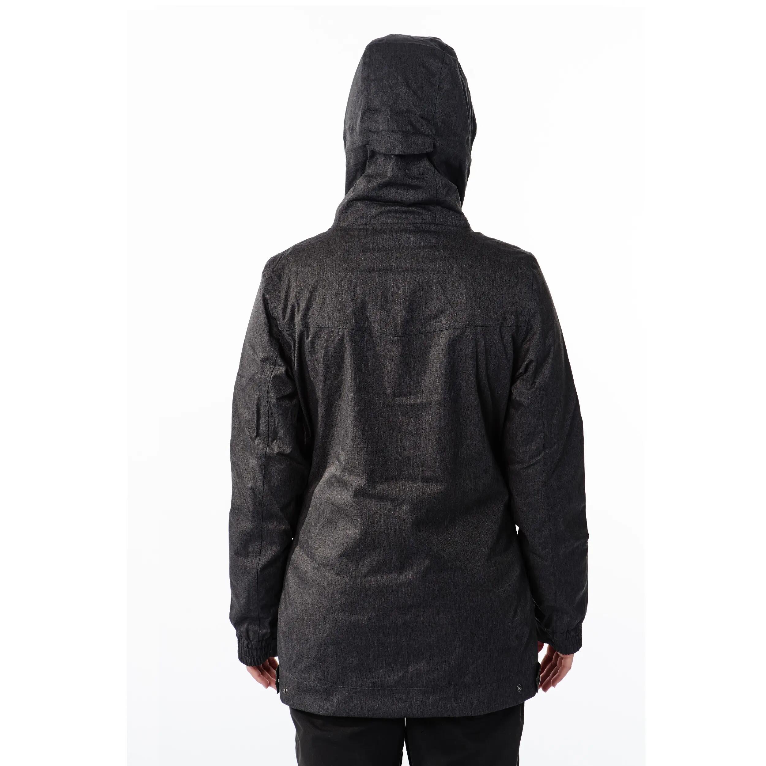 Ski-/Snowboardjacke Damen - Pepper dunkelgrau anthrazit 4/4