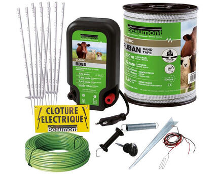 Kit clôture électrique anti-fugue pour grand chien