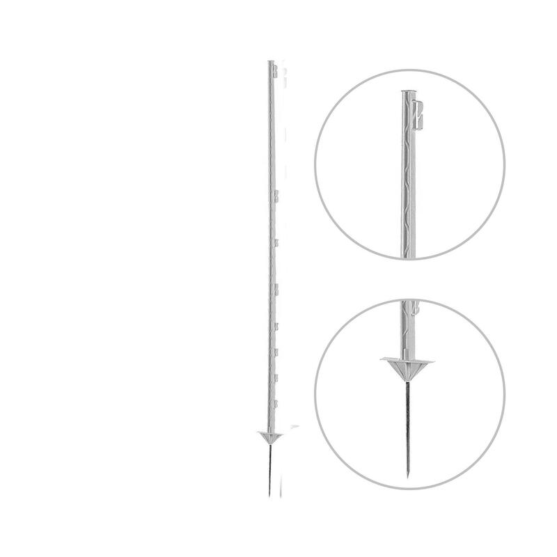 20 piquets plastique 1,50 m pour clôture électrique Equitation