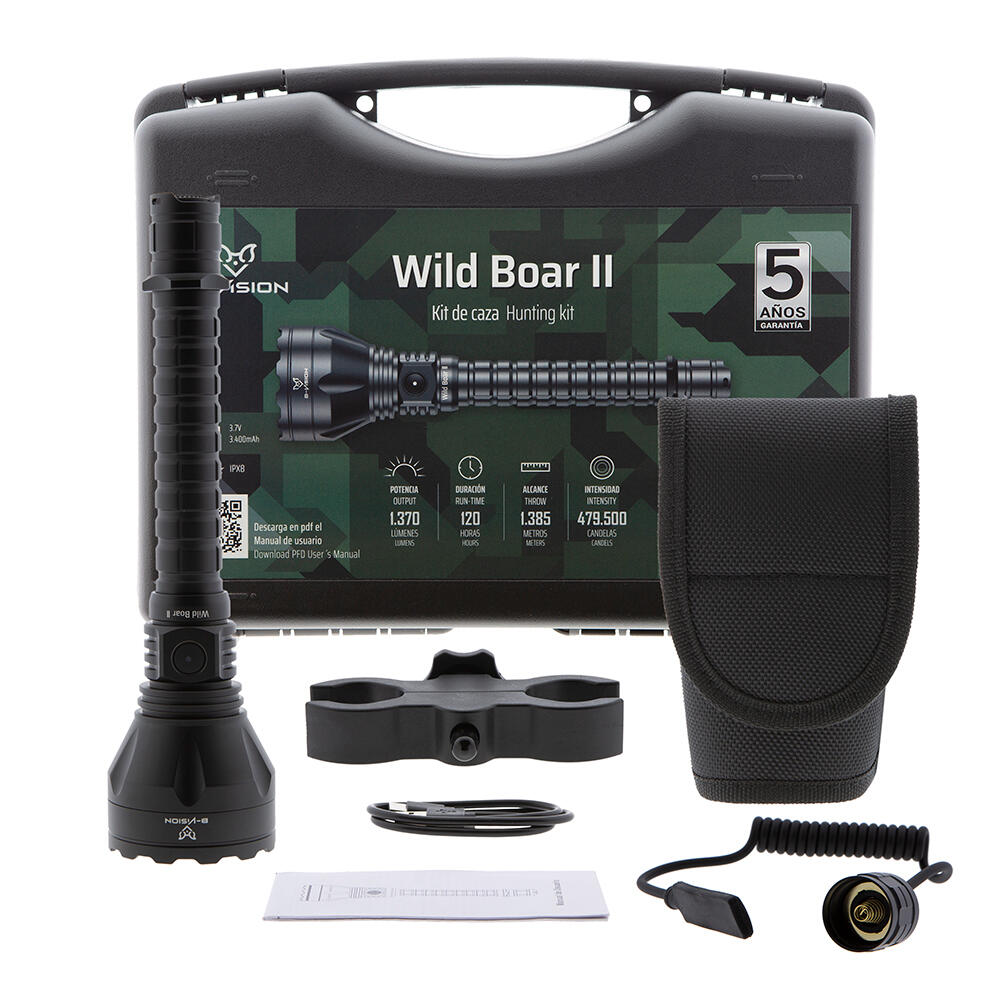 Torche LED avec kit de chasse B-Vision Wild Boar II 2/6