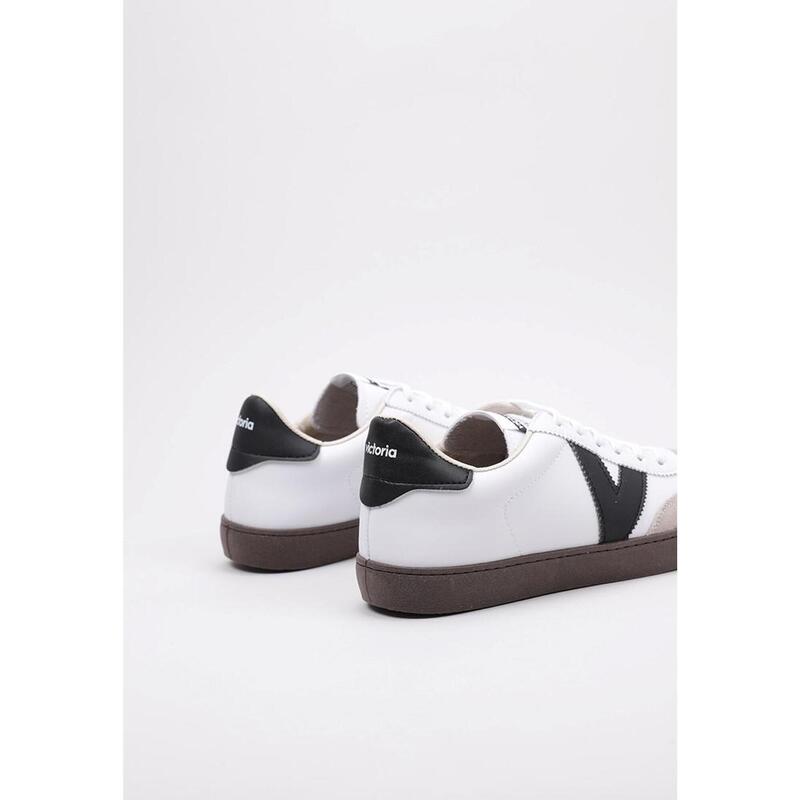 Sneakers Deportivas Victoria BERLIN CICLISTA EFECTO PIEL & SERRAJE Blanc