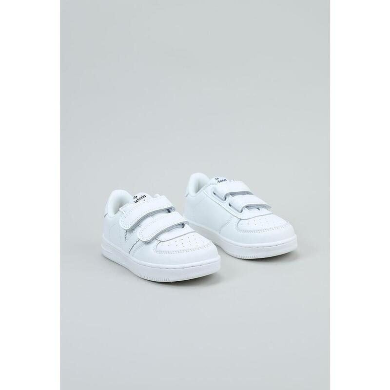 Zapatillas Caminar Niños VICTORIA TIEMPO ZAPATILLA BLANCA EFECTO PIEL Blanco