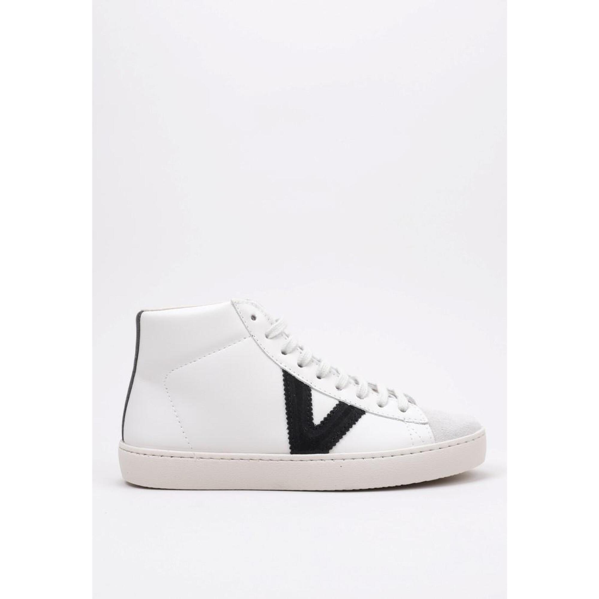 Victoria - Chaussures Deportivas Victoria Berlin Botín Piel & Serrajen Noir - Baskets - Blanc|noir - Decathlon