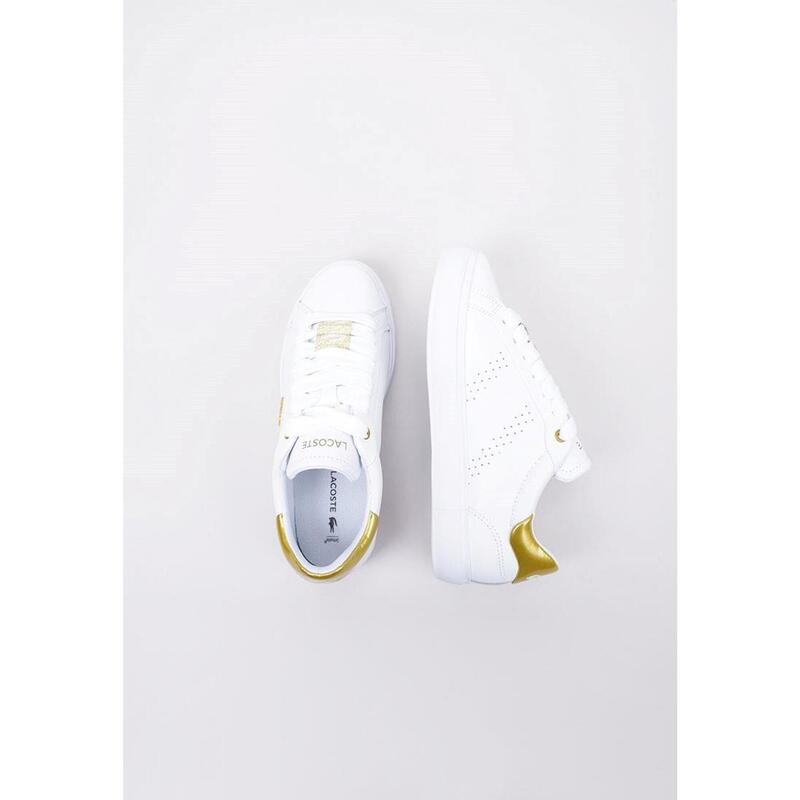 Chaussures Deportivas Mujer Lacoste POWERCOURT 2.0 Blanc