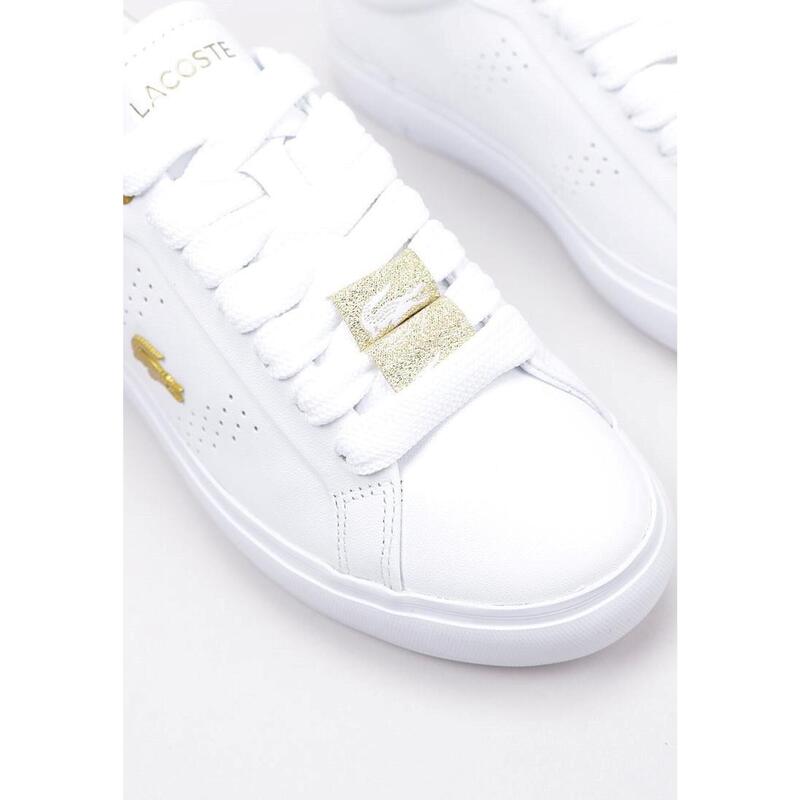 Chaussures Deportivas Mujer Lacoste POWERCOURT 2.0 Blanc