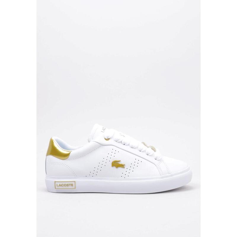Chaussures Deportivas Mujer Lacoste POWERCOURT 2.0 Blanc