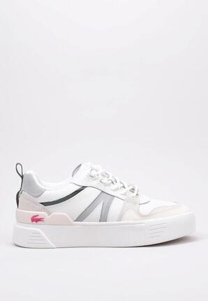 Chaussures Femmes Lacoste L002 blanc
