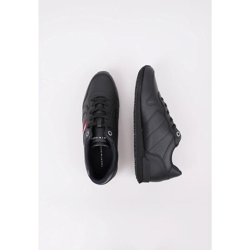 Zapatillas Deportivas Hombre Tommy Hilfiger ICONIC RUNNER LEATHER Negro