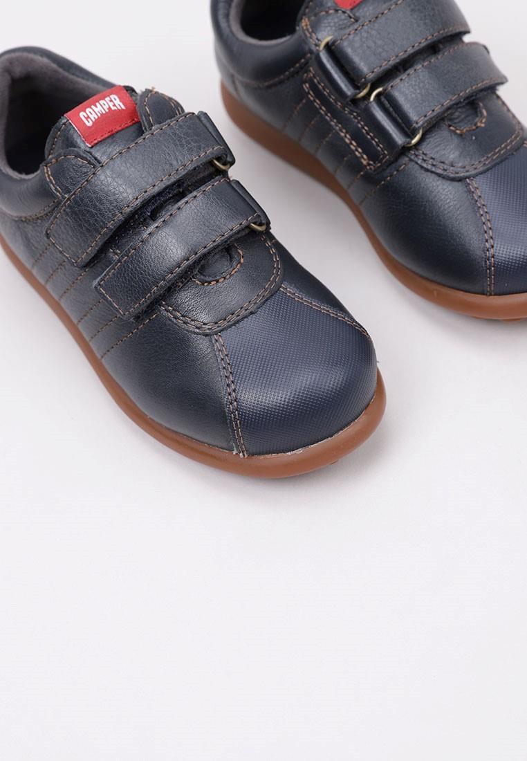 Zapatillas deportivas niños - Velcro, piel - Camper Pelotas Ariel Kids - Azul 3/5