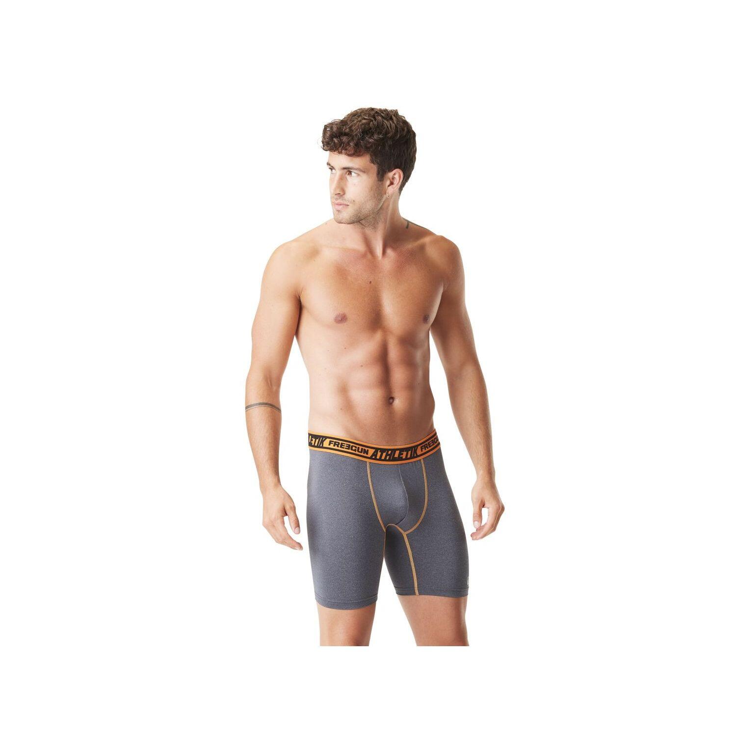 Lot de 4 Boxers longs homme chin Aktiv Sport