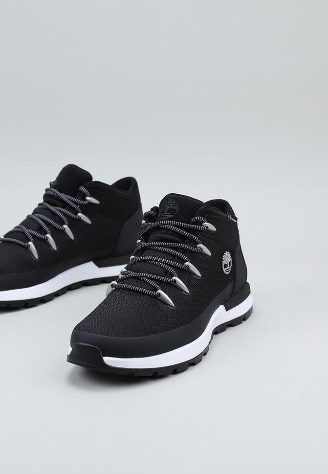 Mężczyźni turystyka oficerki wodoodporne Timberland Sprint Trekker, Czarny