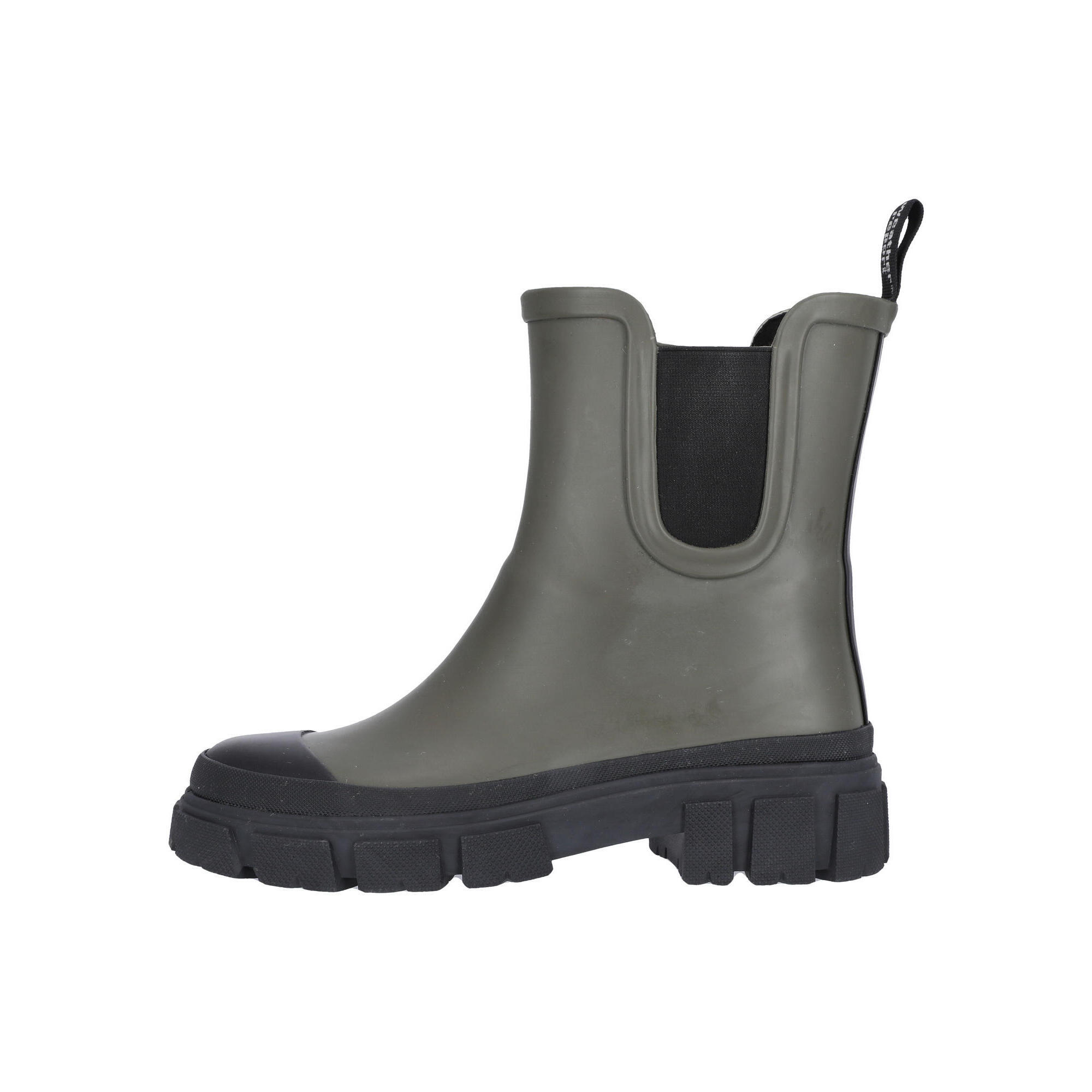 Weather Report - Botte En Caoutchouc Raylee - Bottes ; Botillons - Noir|vert - 37 - Decathlon