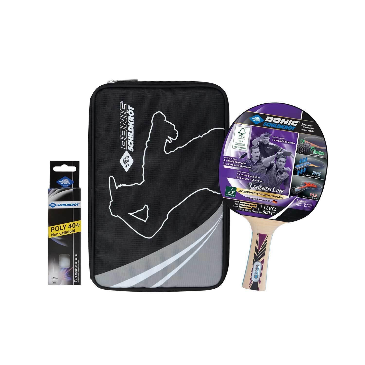 Legends 800 Table Tennis Set (Multicoloured) 1/3