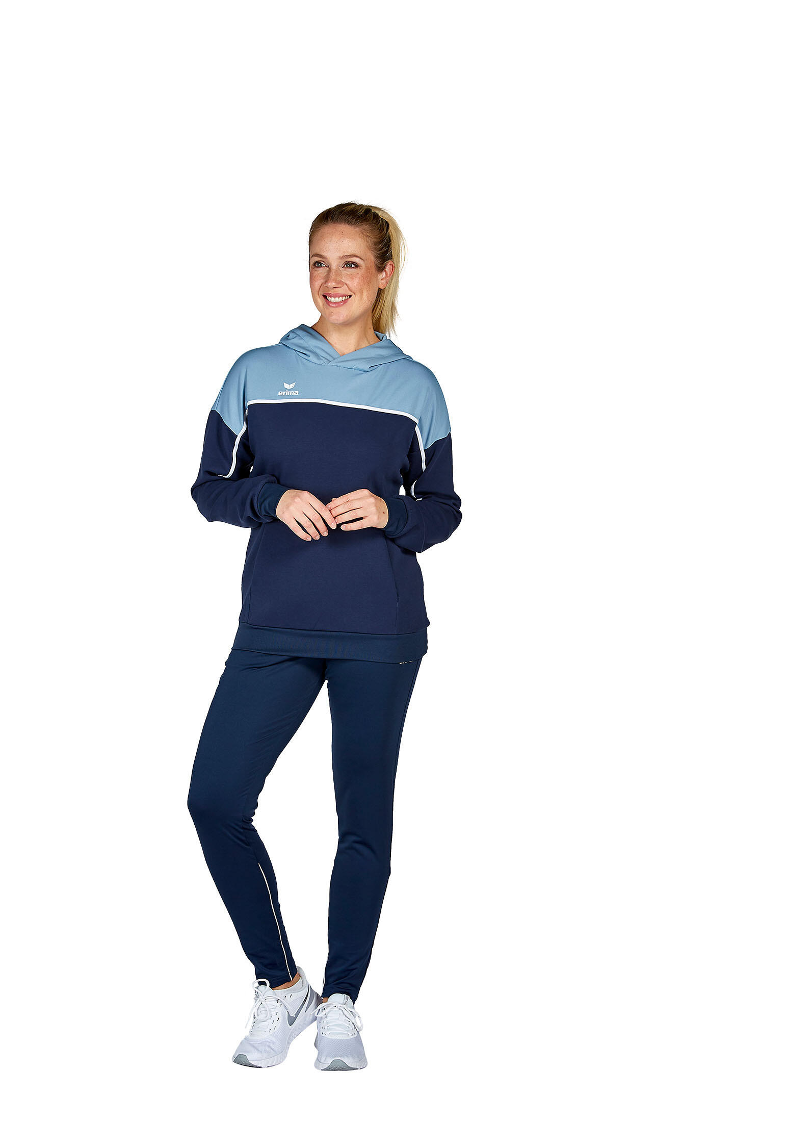 Felpa con cappuccio da donna Erima Change 3/7