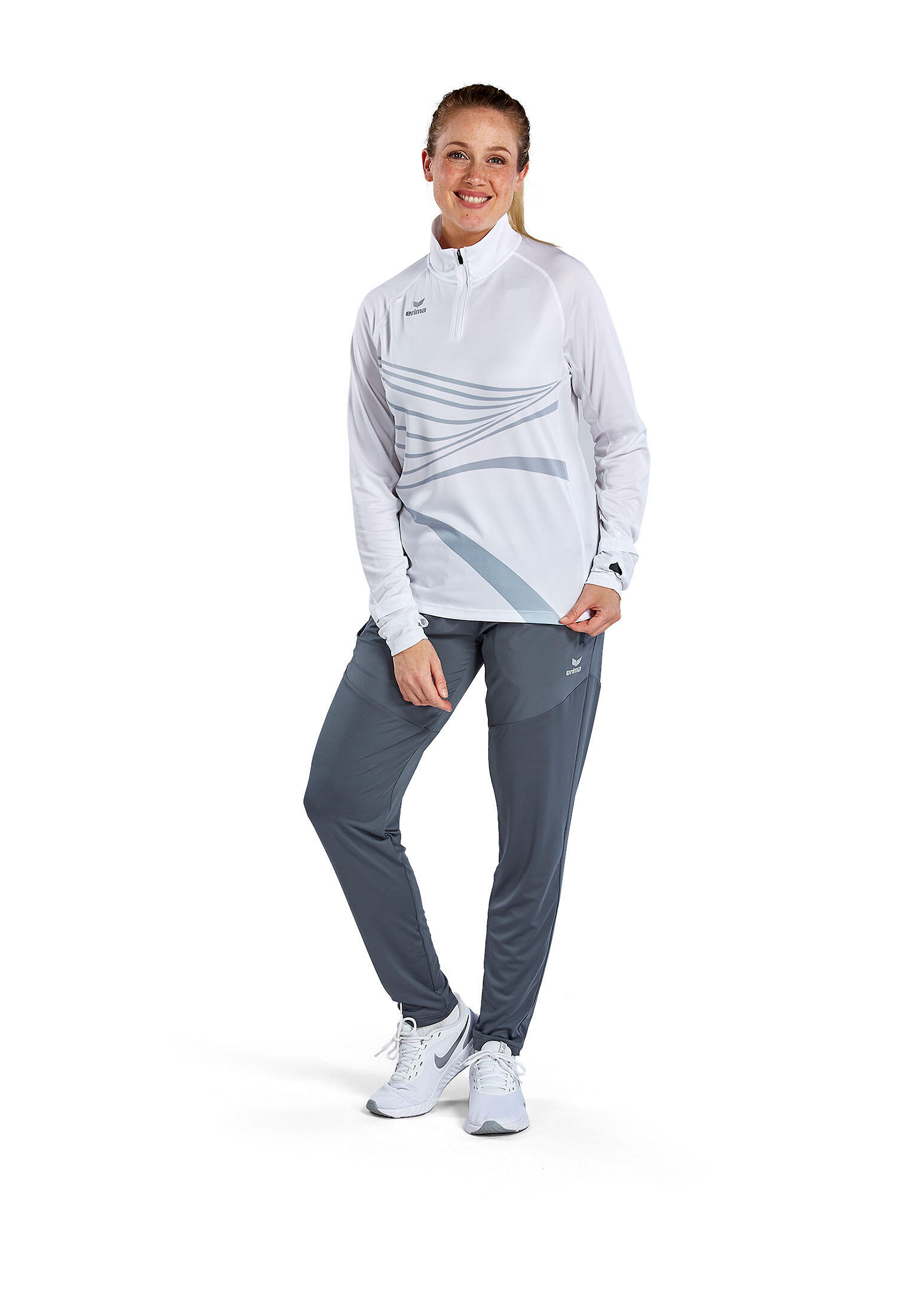 Felpa a girocollo donna Erima Racing 3/7
