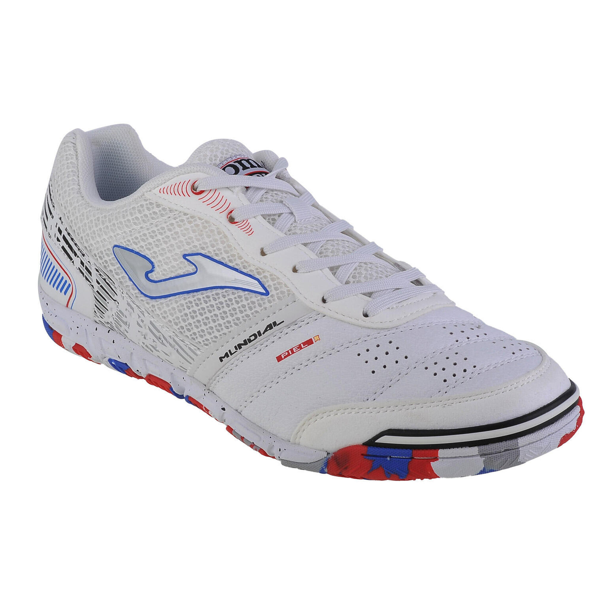 Joma - Chaussures De Foot En Salle Pour Hommes Mundial 23 Munw In - Chaussures De Futsal - Blanc|bleu - 40 - Decathlon