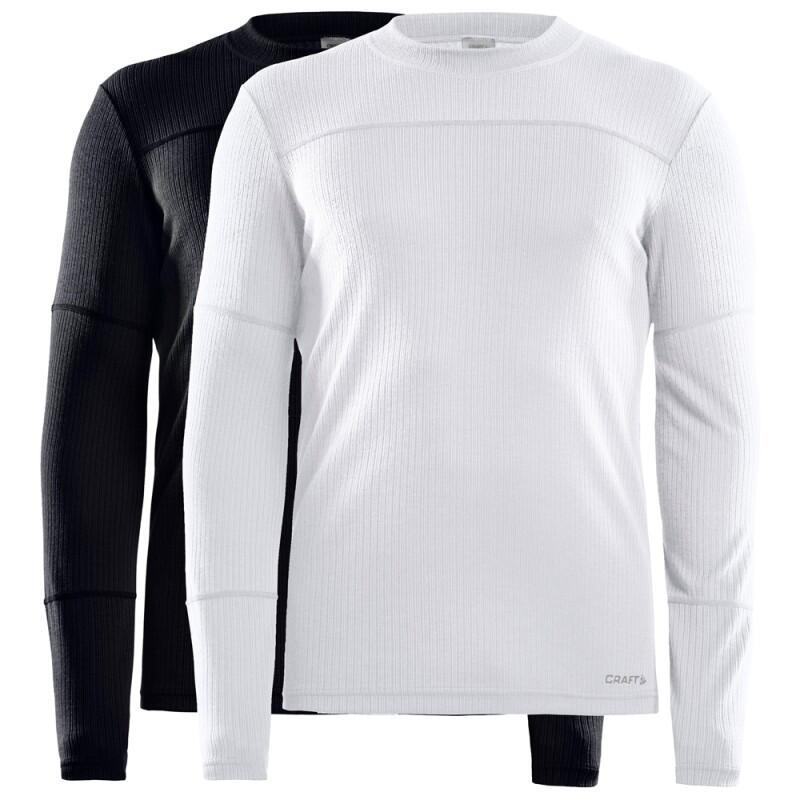 Craft - Chemise Thermique Craft Core 2-pack Baselayer Top Hommes Noir/blanc - Sous Maillot Manche Longue - Blanc|noir - 52 2xl - Decathlon