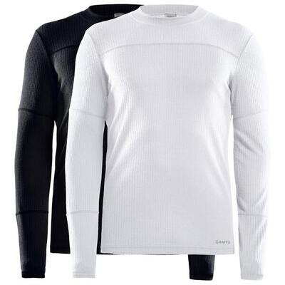 Thermo shirt craft core 2-pack baselayer top mannen zwart/wit