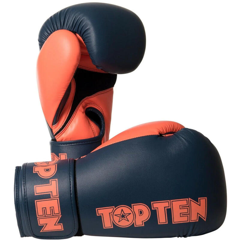 Manusi de box "XLP", Top Ten, Gri/Portocaliu, 10 OZ