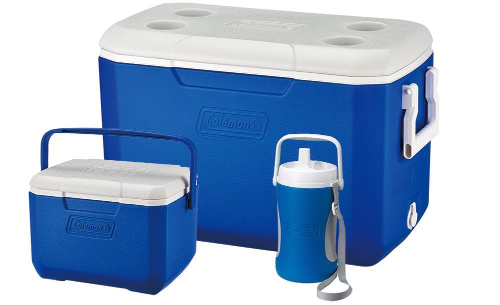 COLEMAN Performance & Polylite Cooler Combo; 48QT + 5QT + 0.5QT