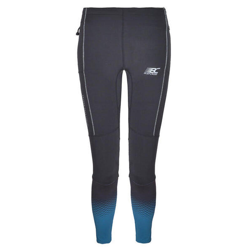 Legging de running 2 poches et 2 bandes réfléchissantes Bobby – Noir – Homme