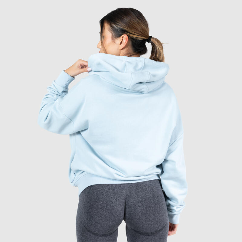 Damen Zip Hoodie Tara Hellblau für Sport & Freizeit