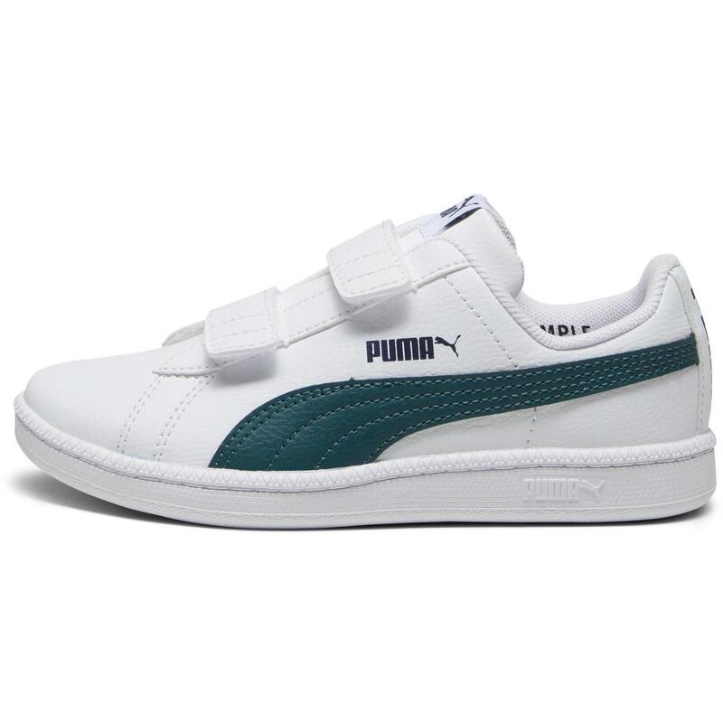 Pantofi sport copii Puma UP V PS, Alb