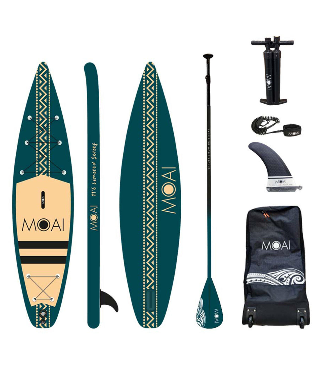 MOAI 11’6 Aufblasbares Stand-Up-Paddleboard „Limited Edition“ 6/7