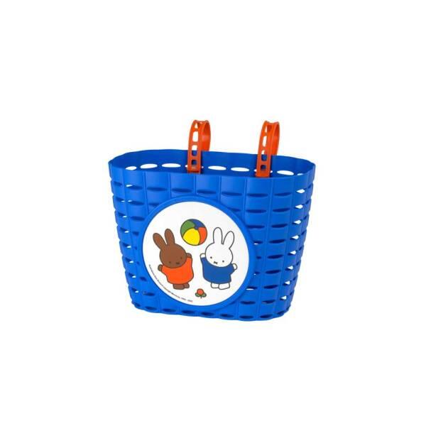 Fröhlicher Miffy Fahrradkorb aus PVC in Blau 2/2