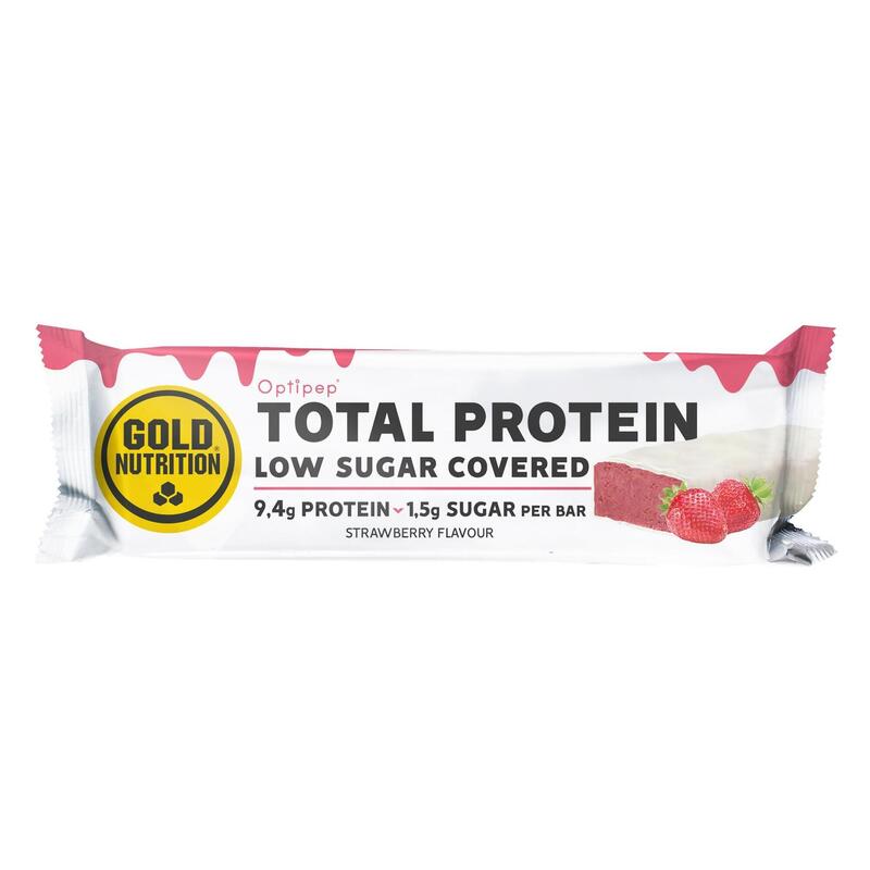PROTEIN BAR LOW SUGAR COVERED STRAWBERRY & CHOCOLATE - 30 G Exclusivo Online                      3 cores disponíveis
 1,89€  Preço por quantidade 63,00€kg GOLD NUTRITION PROTEIN BAR LOW SUGAR COVERED STRAWBERRY & CHOCOLATE - 30 GVendido e expedido por: Goldnutrition    