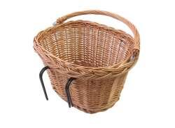 Wiklinowy Kosz Rowerowy Denver Duży - 37X27X22 Cm - Naturalny 2/3