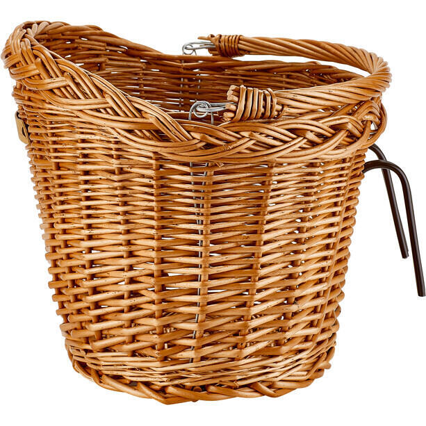 Rieten Fietsmand Denver Groot - 37X27X22 Cm - Natuur