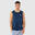 Herren Tank Top Matrix Dunkel Blau für Sport & Freizeit