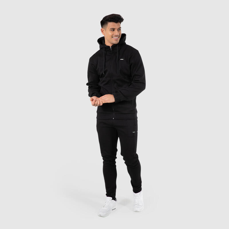 Herren Sweatjacke Nash Schwarz für Sport & Freizeit