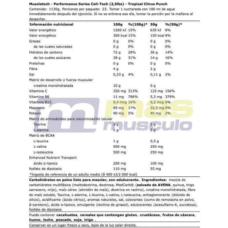 Cell-Tech creatine (1,13kg) | Tropical