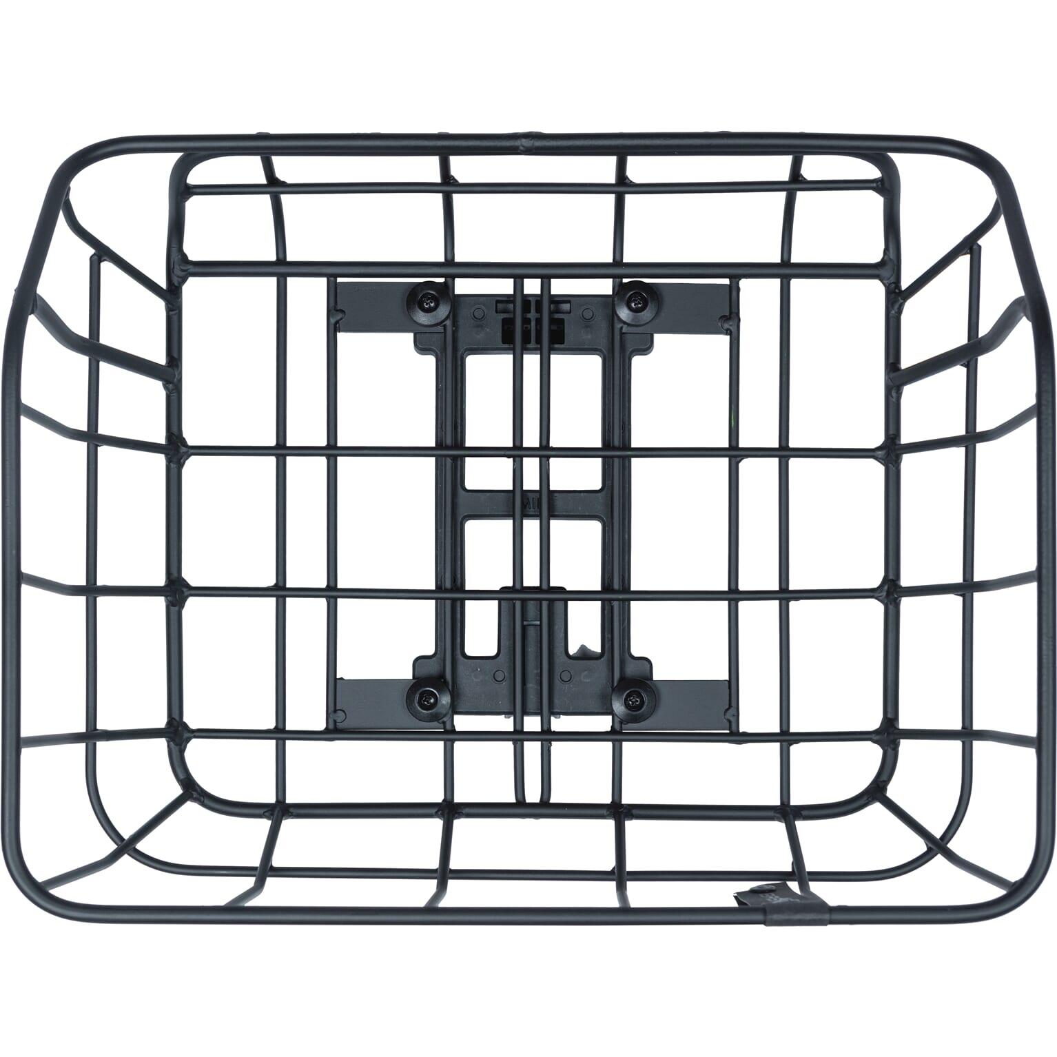 Basil Portland panier arrière MIK 25 L aluminium noir mat 2/3