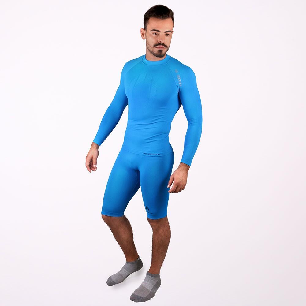 Thermo-T-Shirt Azui langärmelig blau Polyester 5/6