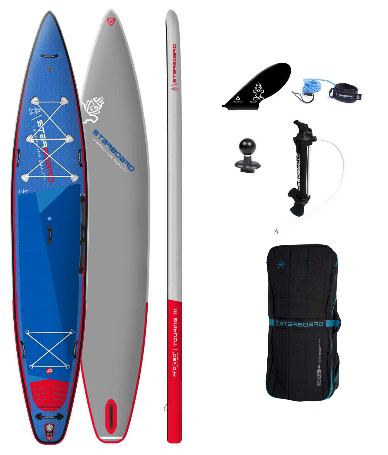STARBOARD SUP Starboard INFLATABLE SUP 14'0" X 28" X 6" TOURING DELUXE SC 2022 - Opblaasbare