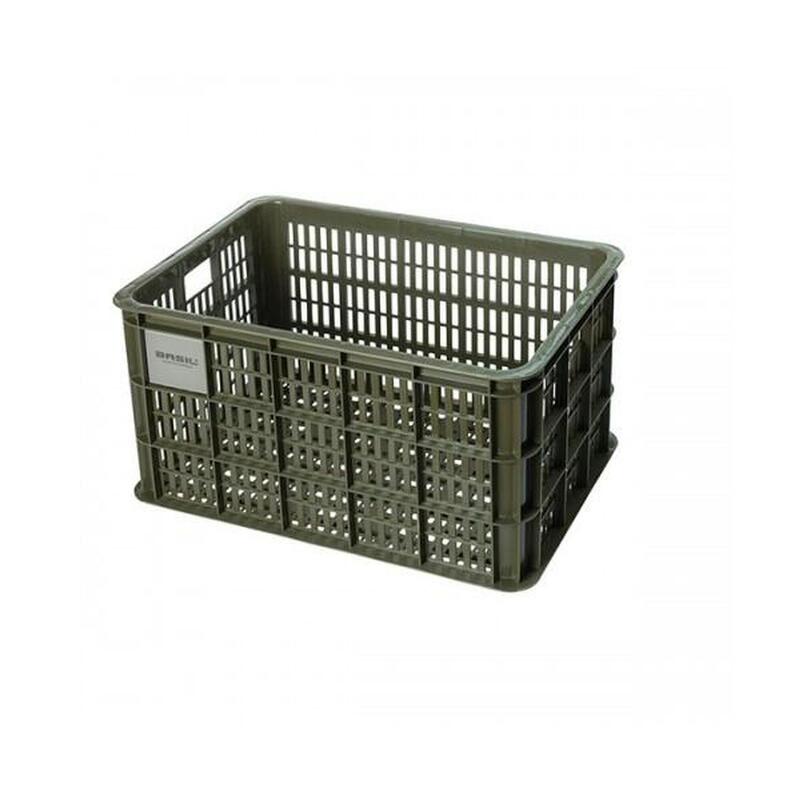 Fietskrat Crate Large 40 Liter 34 X 49 X 27 Cm - Moss Groen
