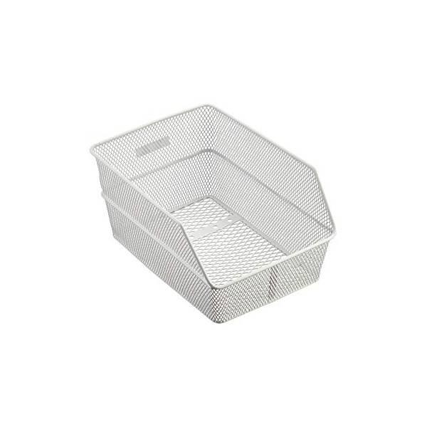 Basil Cento S - Panier à vélo - à l'arrière - blanc 2/3