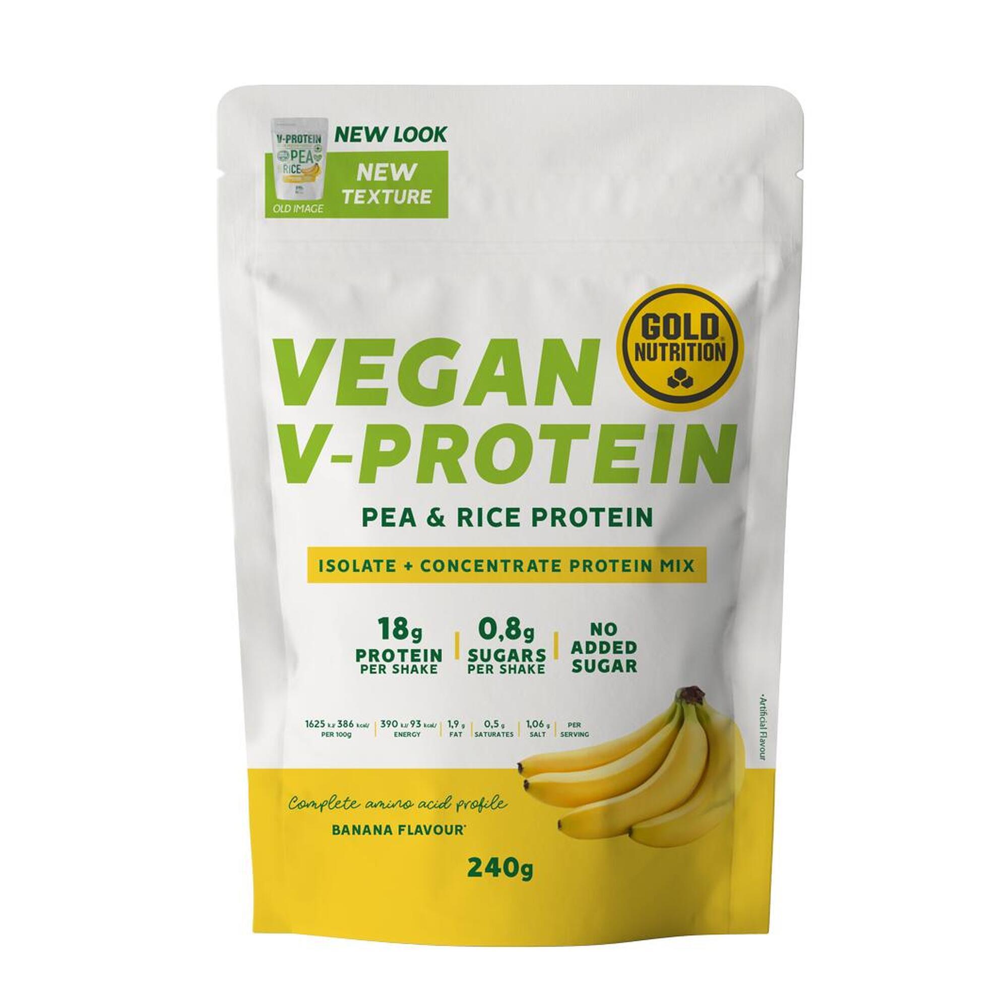 PROTEÍNA VEGETARIANA V-PROTEIN BANANA - 240 G