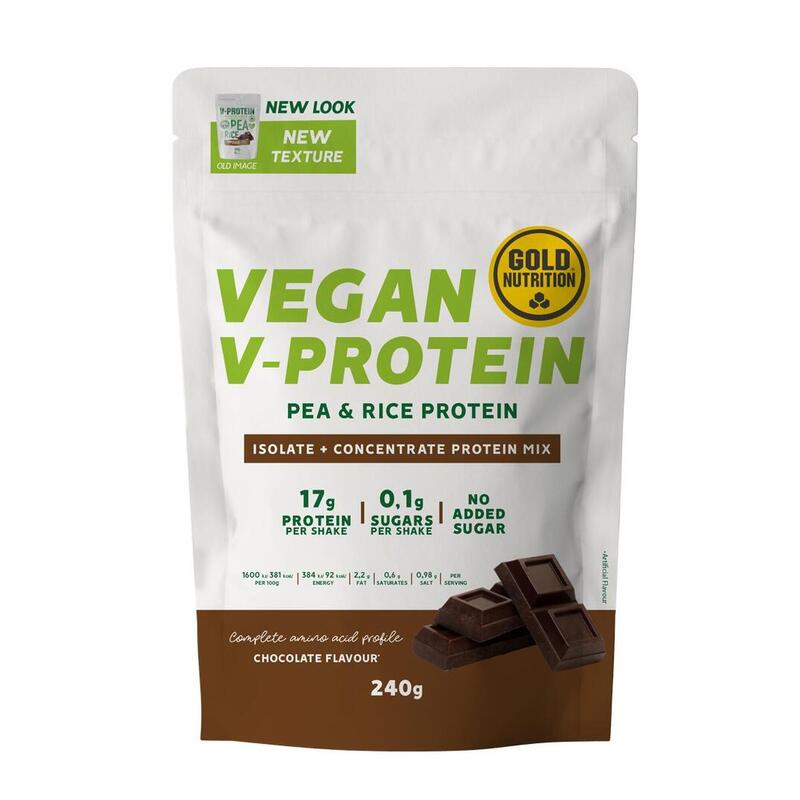 PROTEÍNA VEGETARIANA V-PROTEIN CHOCOLATE - 240 G