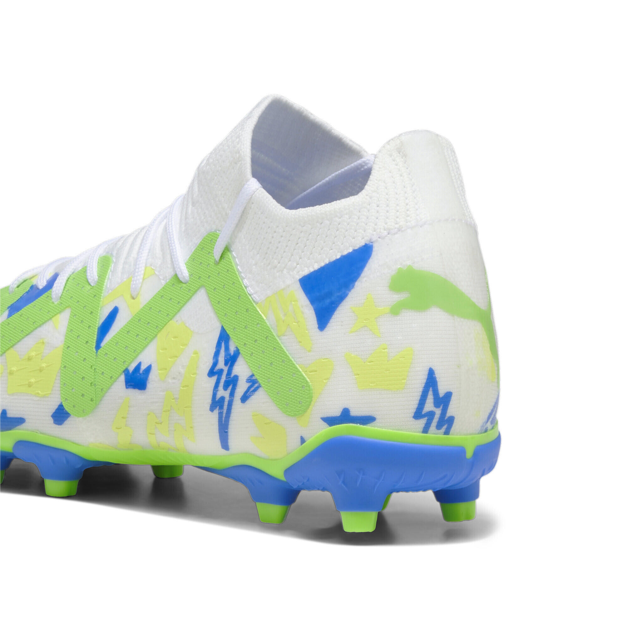 Puma Future Match x Neymar FG/AG Kids White Football Boots 2/6