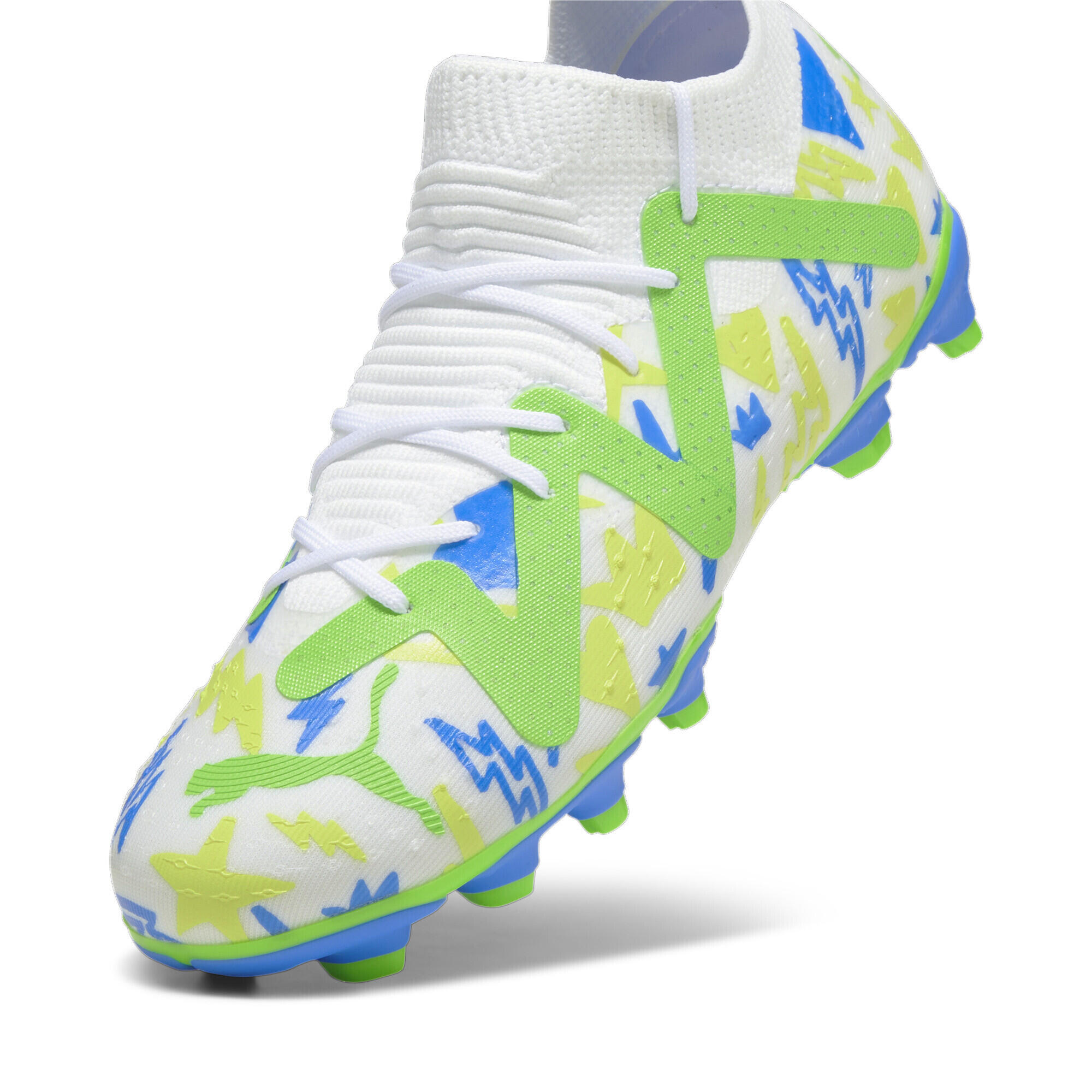 Puma Future Match x Neymar FG/AG Kids White Football Boots 6/6