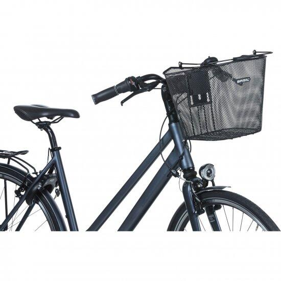 Panier À Vélo Bremen Avec Baseasy Stemholder 26 X 35 X 29 Cm - Noir 3/3